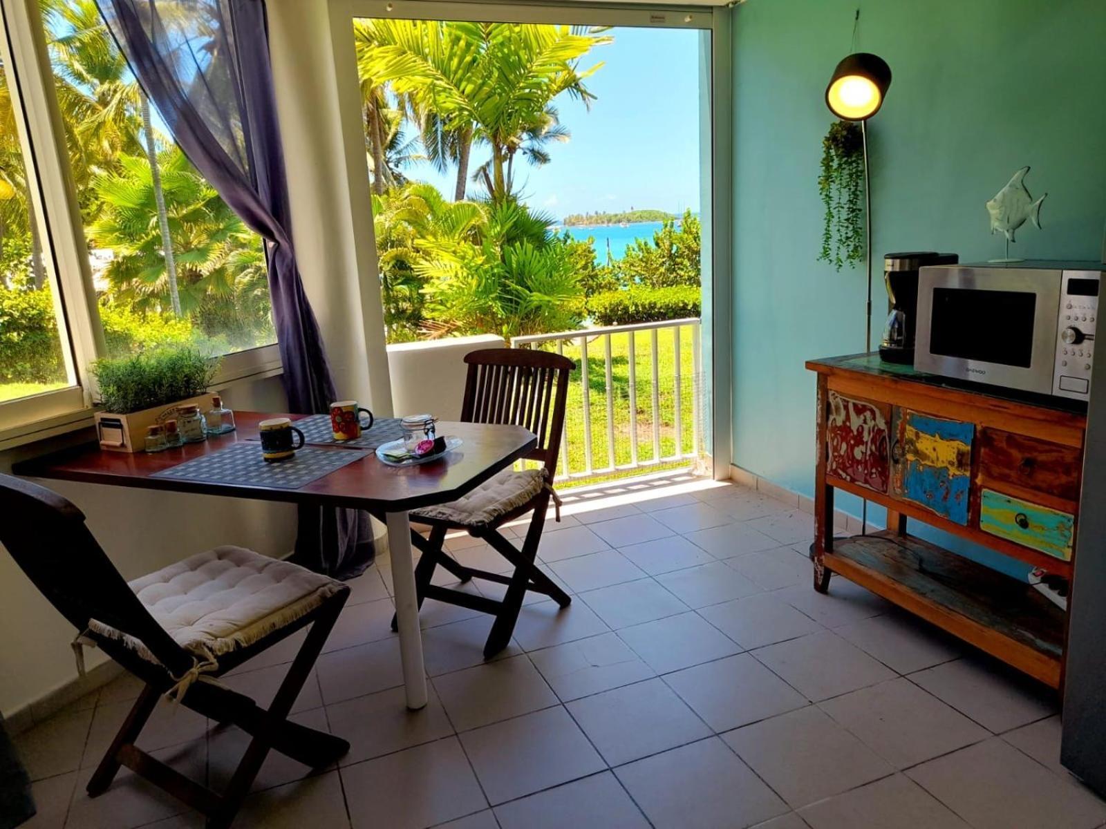 Ilet Bleu Studio Cosy Rdc Vue Mer Et Jardin - Acces Direct Plage 哥西尔 外观 照片